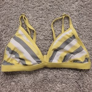 Stripes Triangle swim top